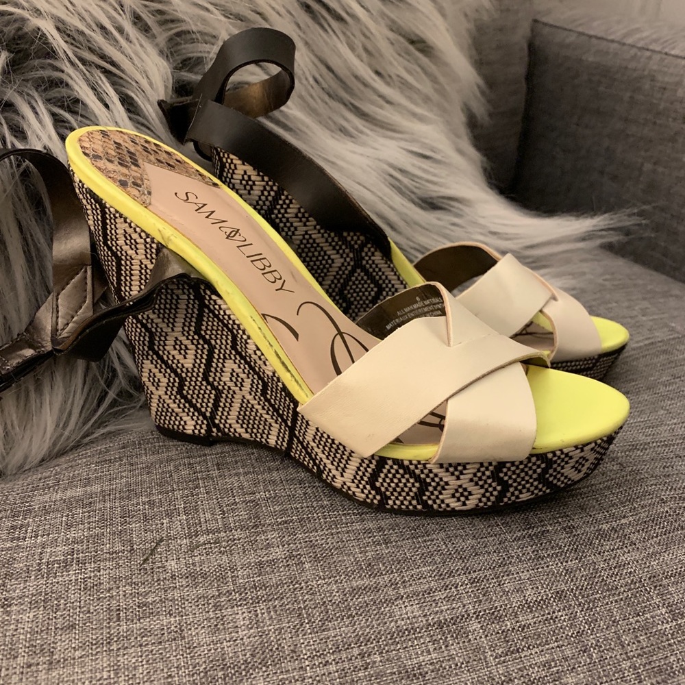Fun summer wedges